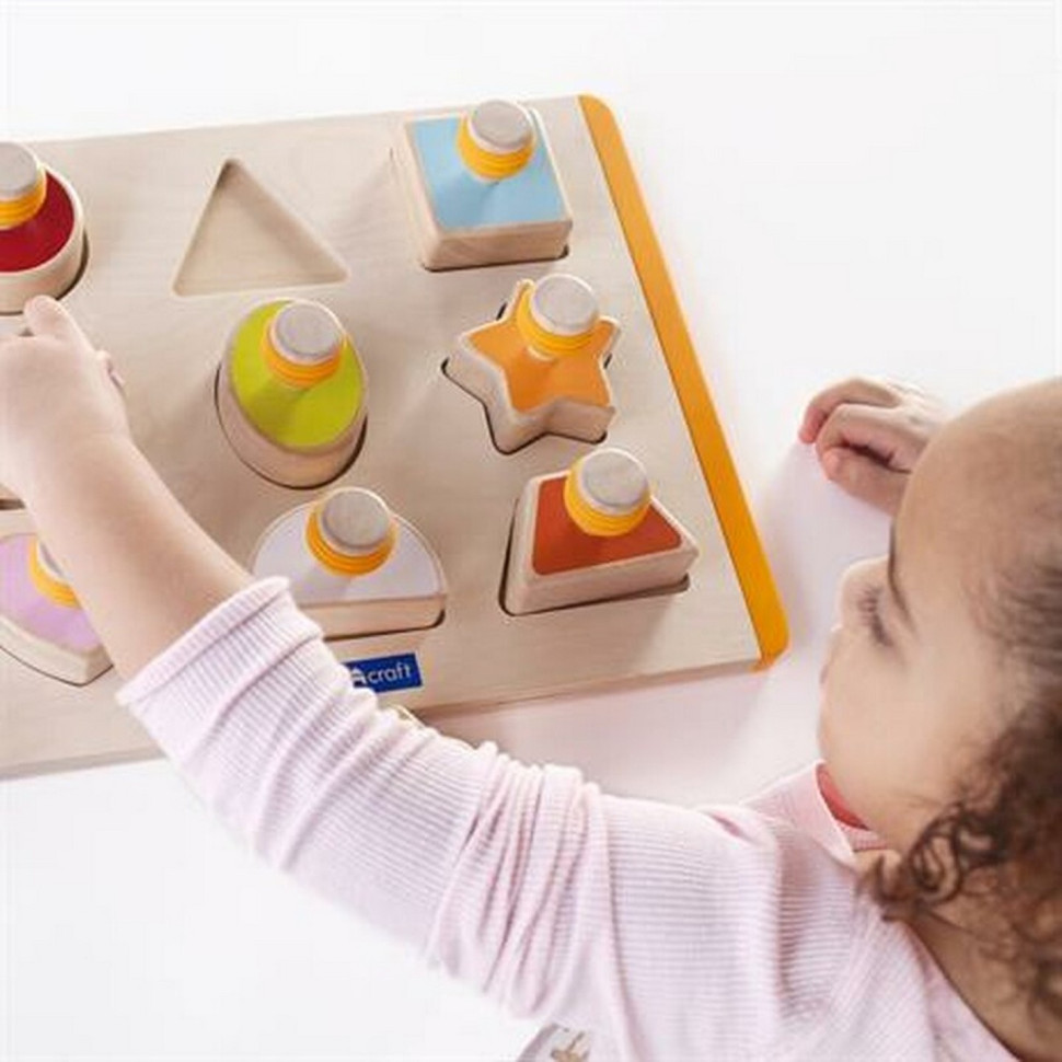 Рамка-вкладиш Manipulatives Форми з ручками Guidecraft G6742