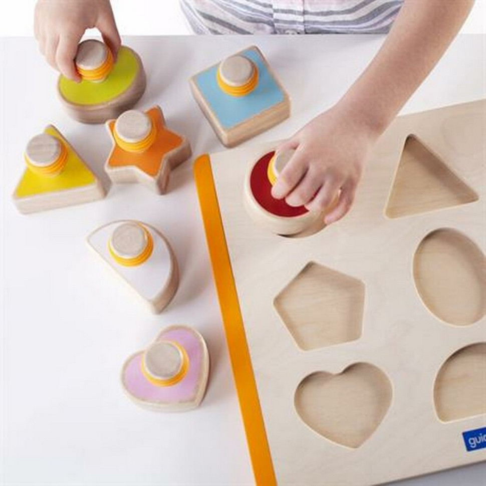 Рамка-вкладиш Manipulatives Форми з ручками Guidecraft G6742
