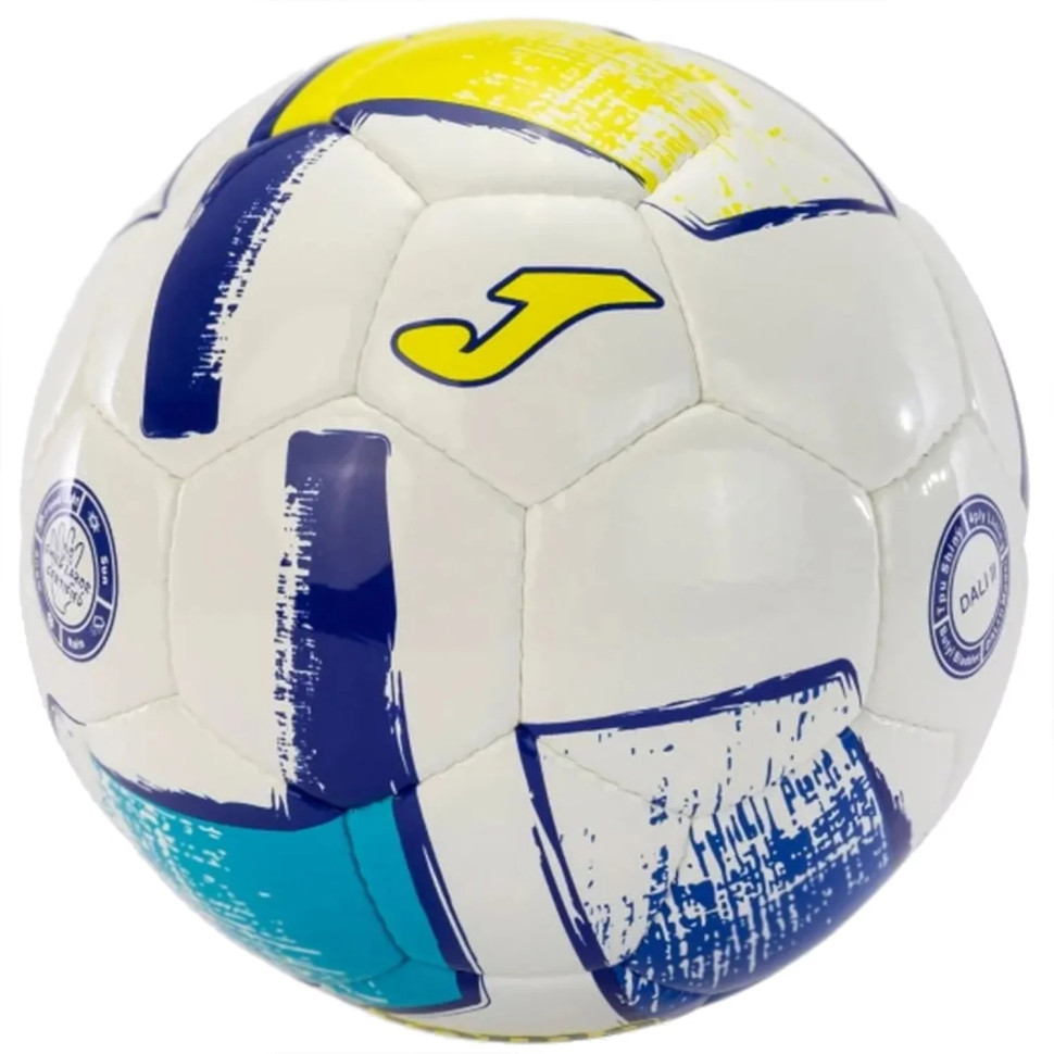М'яч футбольний DALI II Joma 00000026881 білий, синій, жовтий № 4