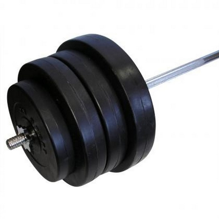 Штанга набірна композитна в пластиковій оболонці Rock Pro Newt NE-PL-180-088, 88 кг