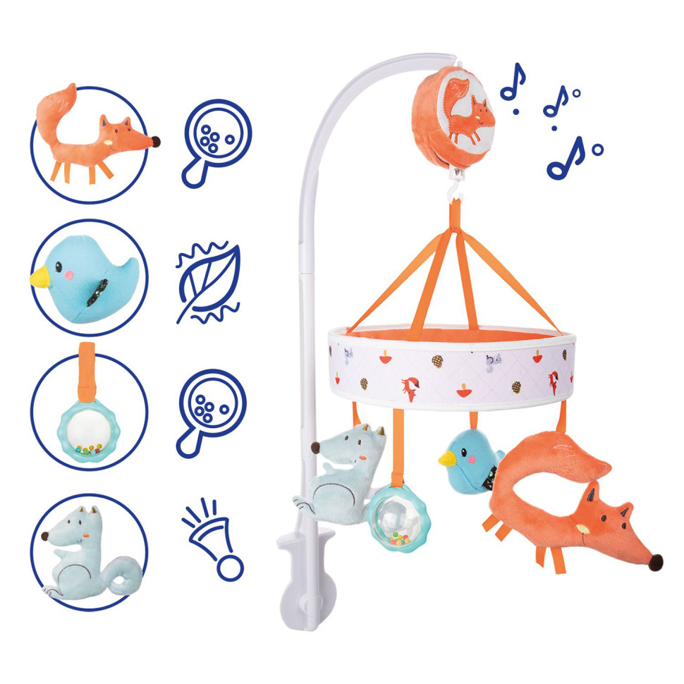 Детская Карусель музыкальная Fox Canpol babies 75/201 механическая