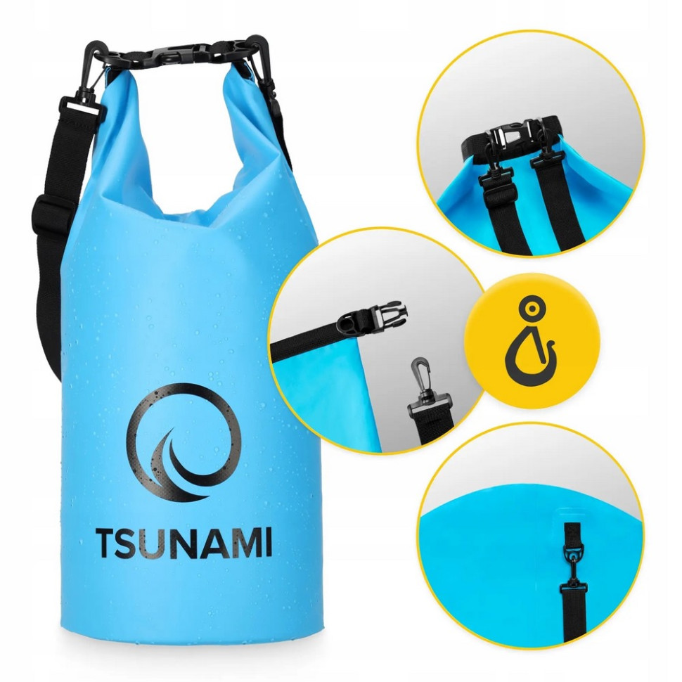 Гермомешок водозащитный Dry Pack Tsunami TS012, 10 л