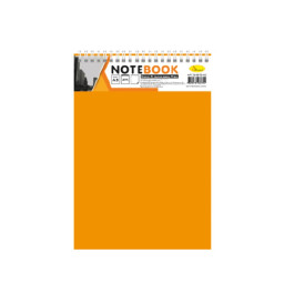 Блокнот А5 Апельсин В-БП5-80(Orange) 80 листов, пружина сверху Блокнот А5 Апельсин В-БП5-80(Orange) 80 листов, пружина сверху