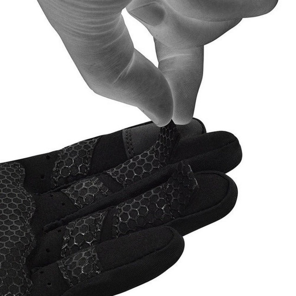 Рукавички для фітнесу W1 Full Finger RDX Inc Limited WGA-W1FG-M+ Grey, M