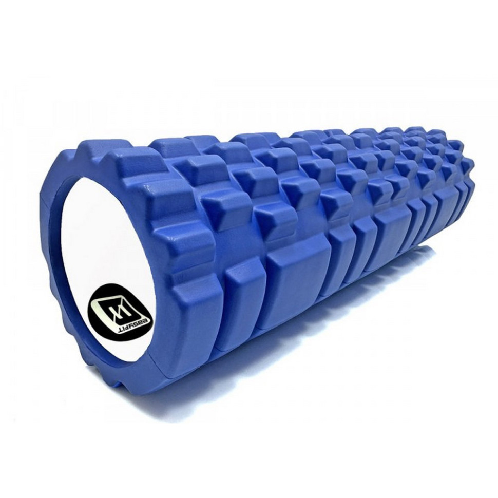 Массажный ролик Grid Roller v.2.1 EasyFit EF-2027-Bl 45 см, Синий