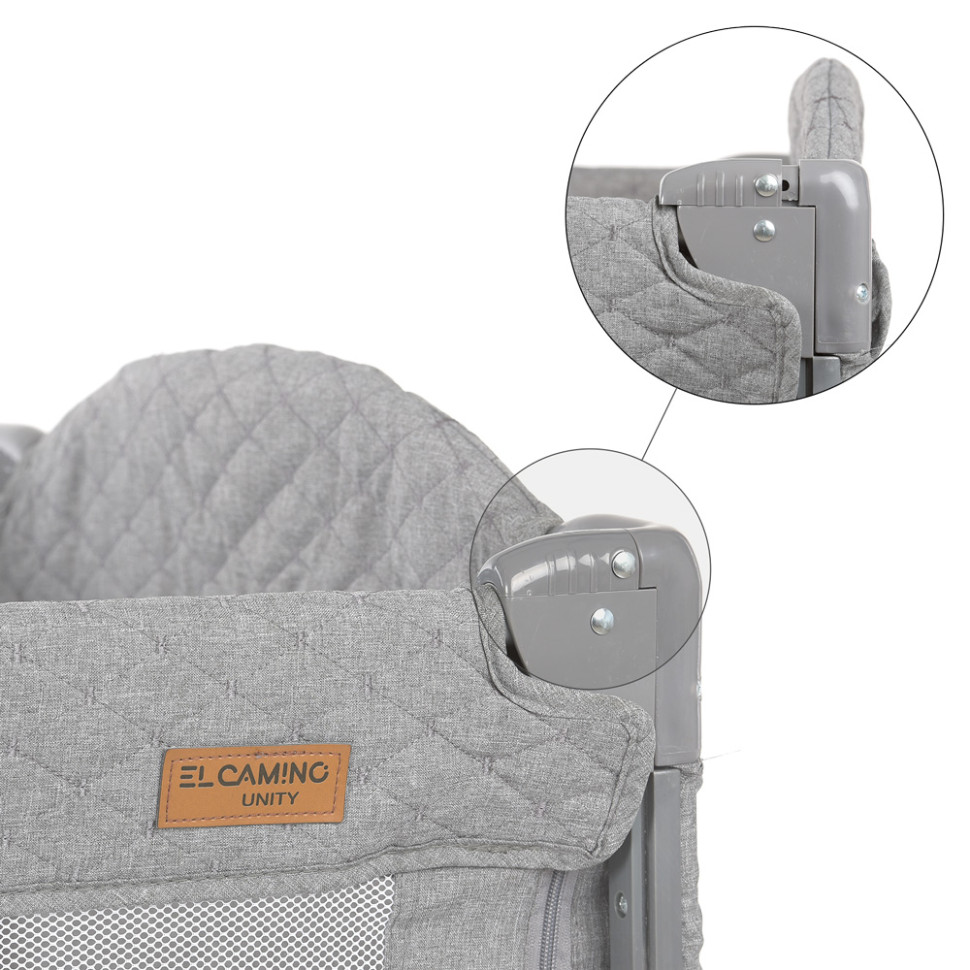 Детский манеж El Camino ME 1098 Perfect Gray