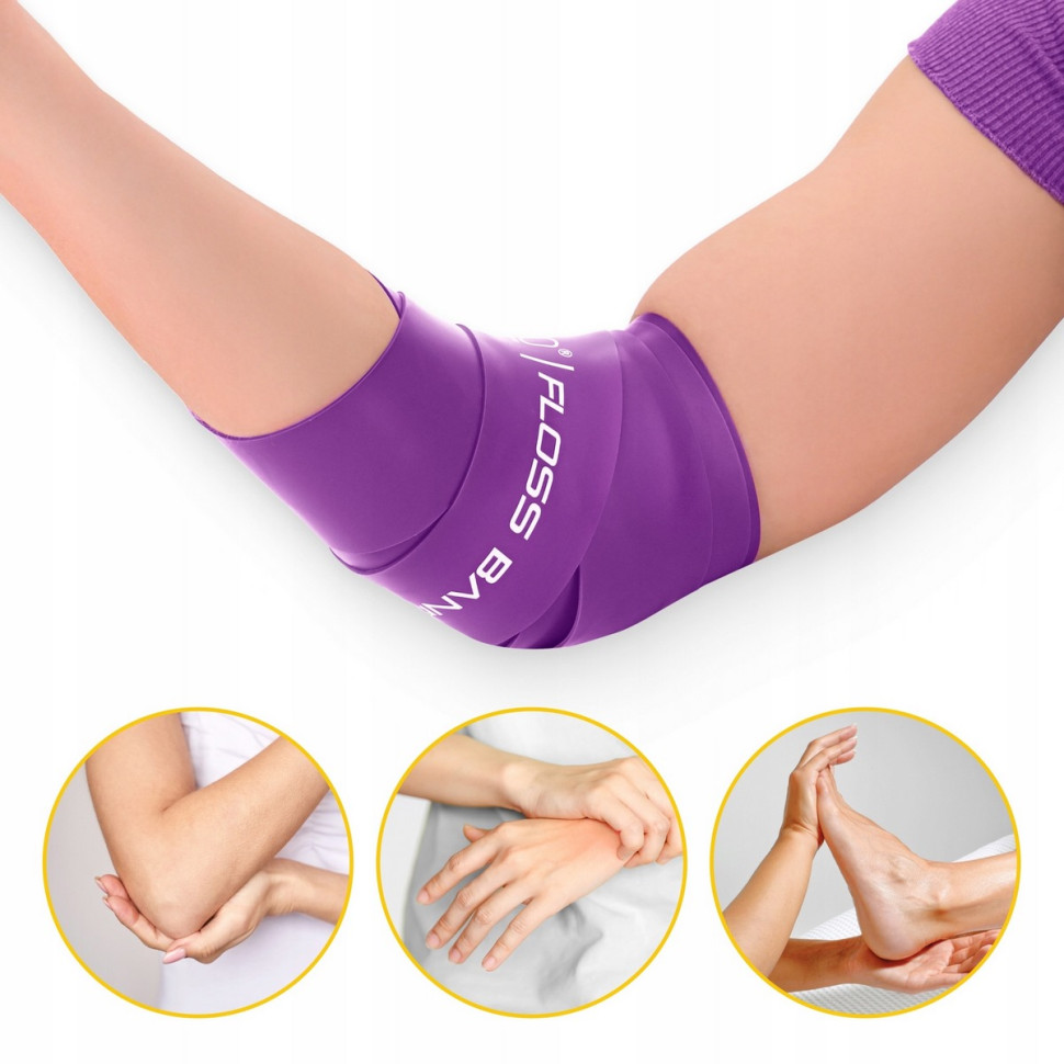 Лента компрессионная для флоссинга Floss Band 4FIZJO P-5905973405201, 207 x 5 x 0.1 см 