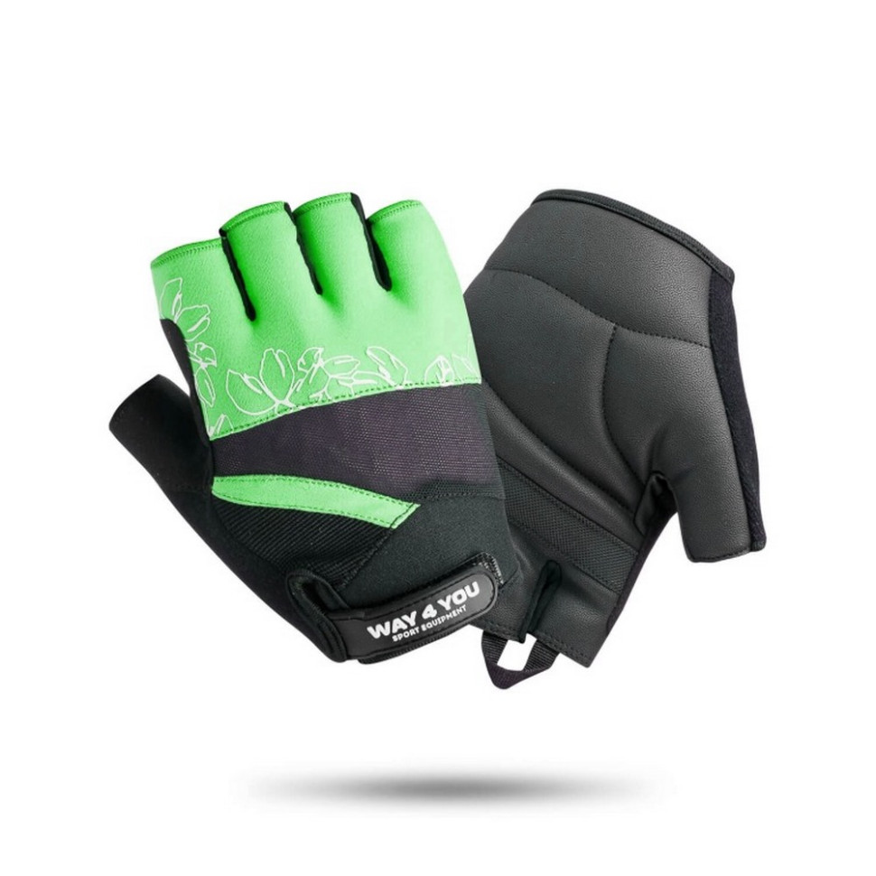 Перчатки для фитнеса Way4you w-1734S, Green, S