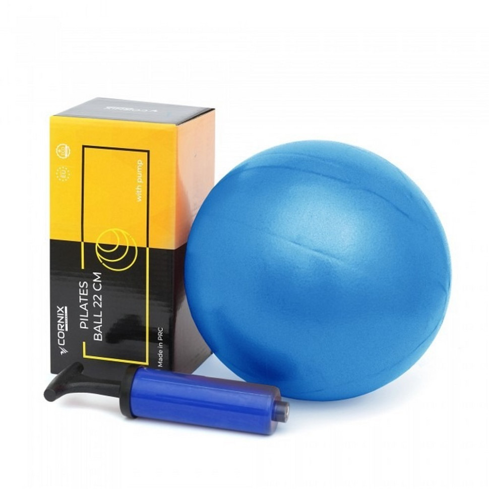 Мяч для пилатеса MiniGYMball Cornix XR-0226, 22 см, Blue