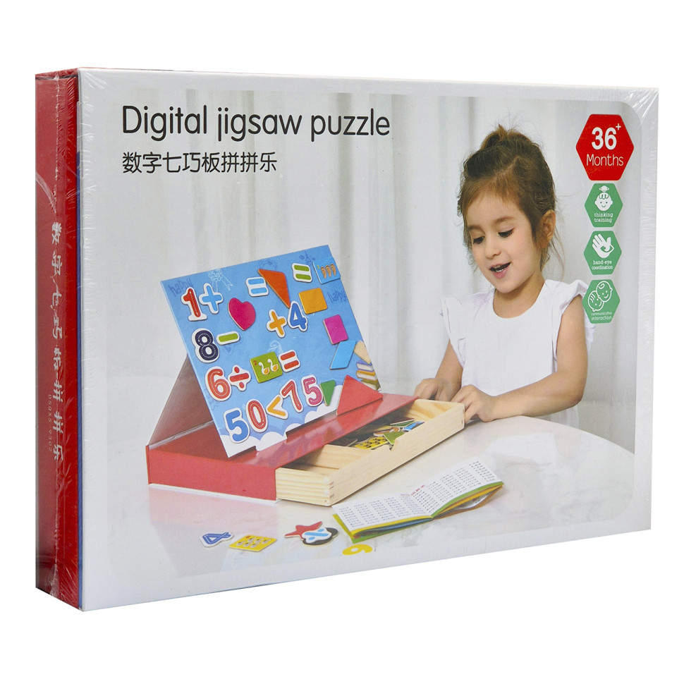 Деревянная развивающая игрушка Дощечка Limo Toy MD 1852-2 магнитная для рисования