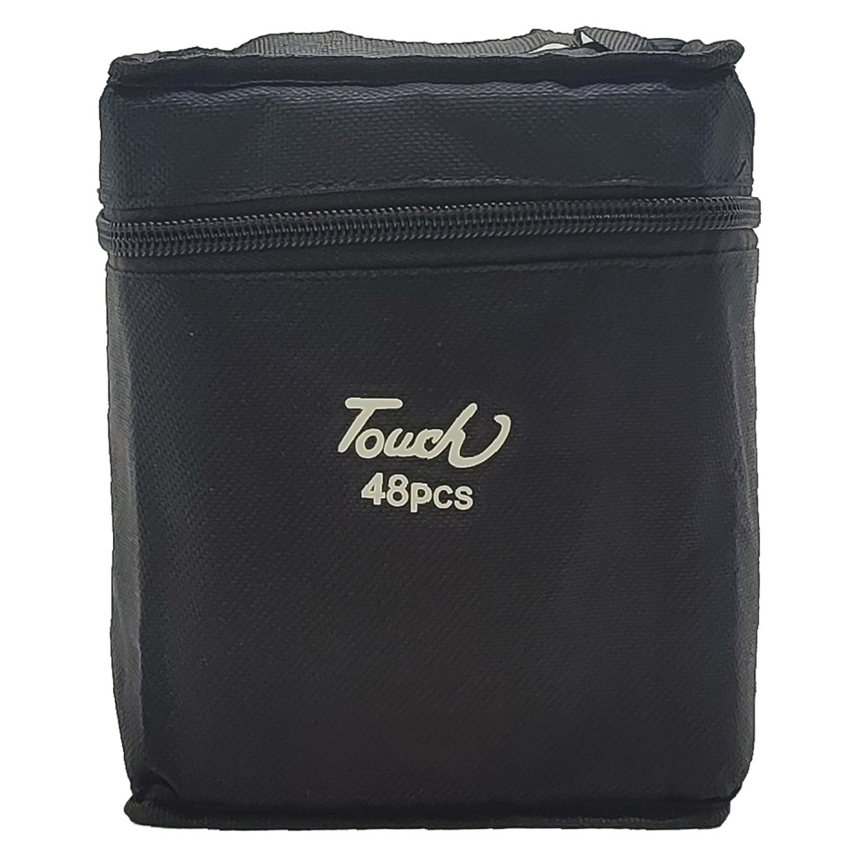 Набор скетч маркеров Touch CY2416 48 цветов, спиртовые двухсторонние маркеры, 15,5 см