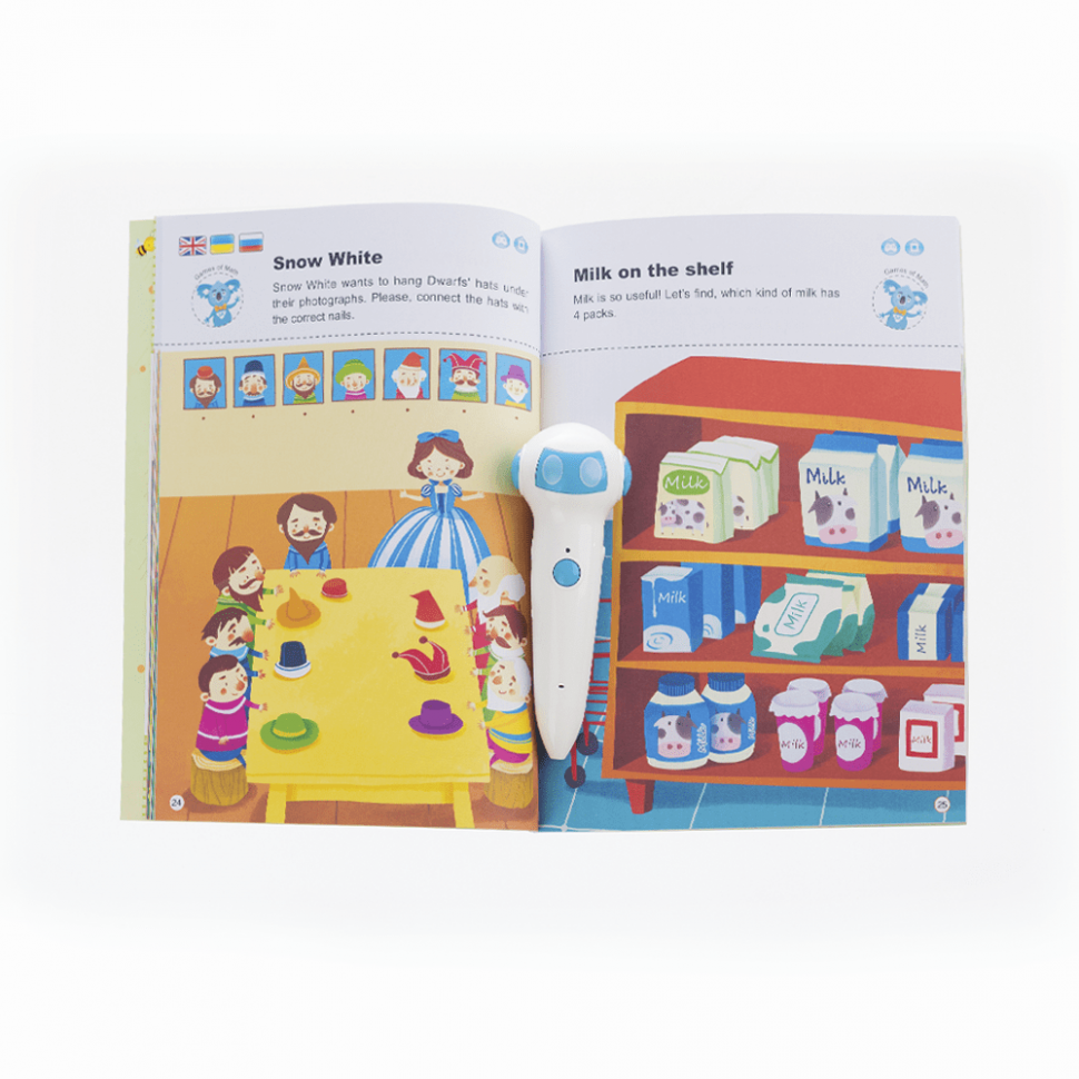 Інтерактивна розвиваюча книга Smart Koala The Games of Math (Season 3) №3 SKBGMS3