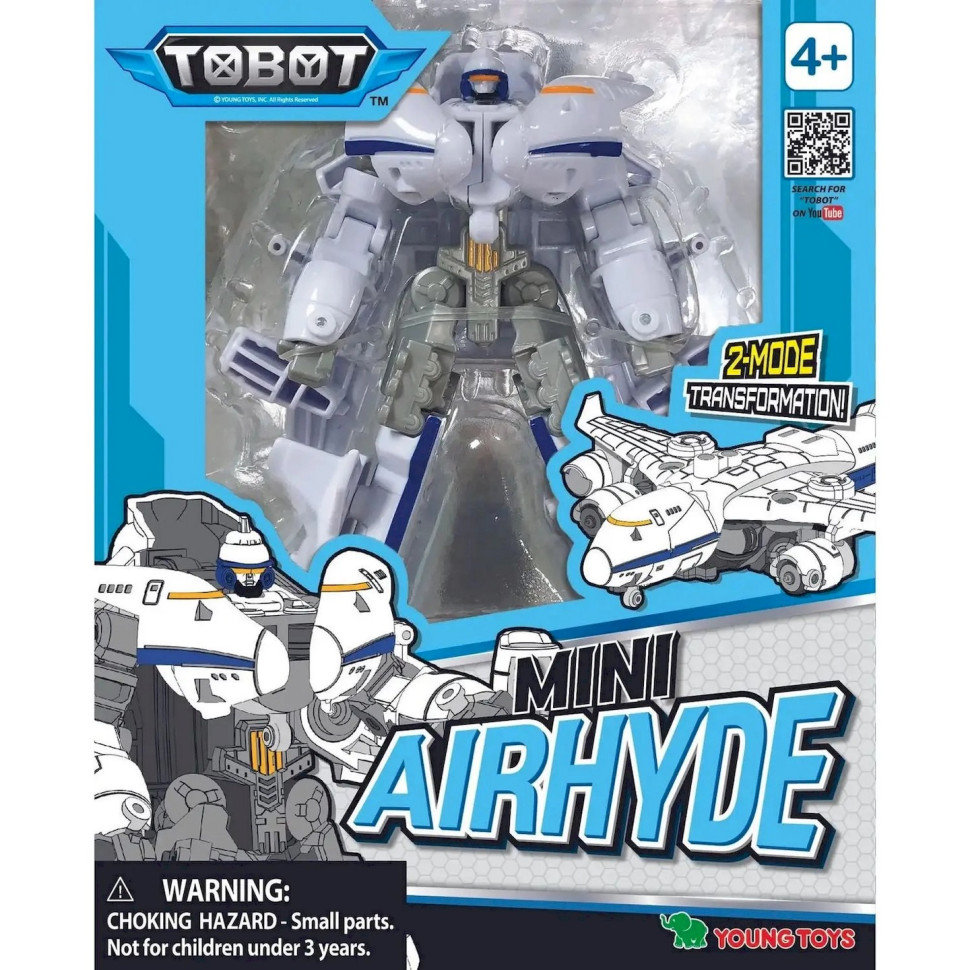 Игрушка-трансформер Тобот Детективы Галактики С3 мини Эирхайд TOBOT 301145 робот-самолет