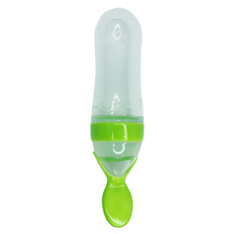 Ложка-контейнер для первого прикорма Mega Zayka MGZ-0112(Green) 90 мл Ложка-контейнер для первого прикорма Mega Zayka MGZ-0112(Green) 90 мл