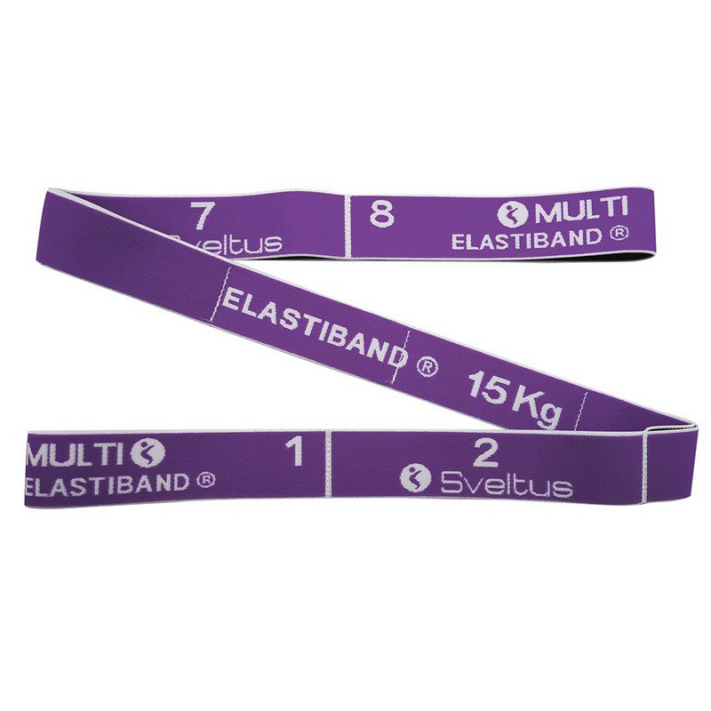 Эспандер для фитнеса универсальный Multi Elastiband Sveltus SLTS-0133 Фиолетовый 15 кг