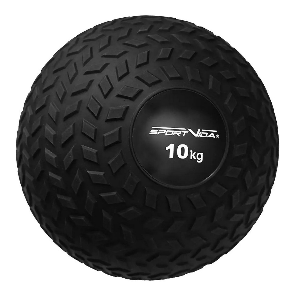Слембол (медичний м'яч) для кросфіту Slam Ball SportVida SV-HK0367, 10 кг, Black