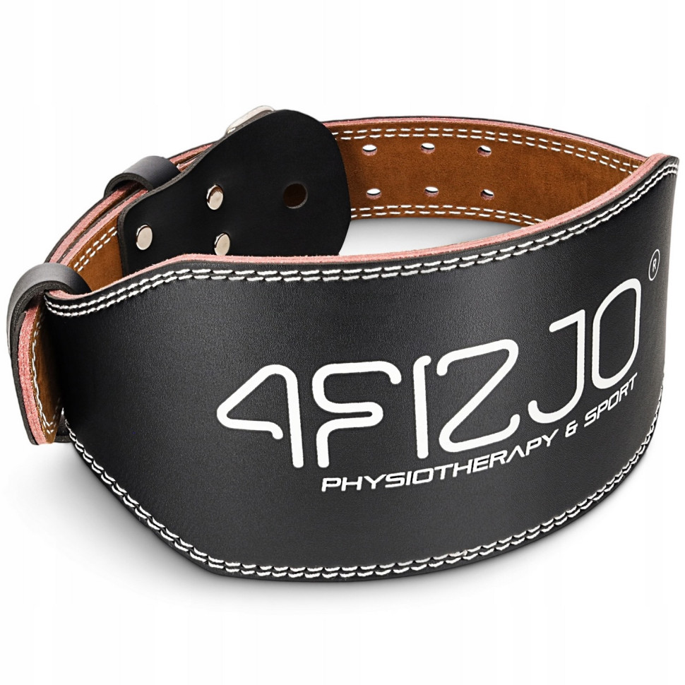 Пояс для тяжелой атлетики 4FIZJO P-5905973404303 Black ,кожаный, размер M 