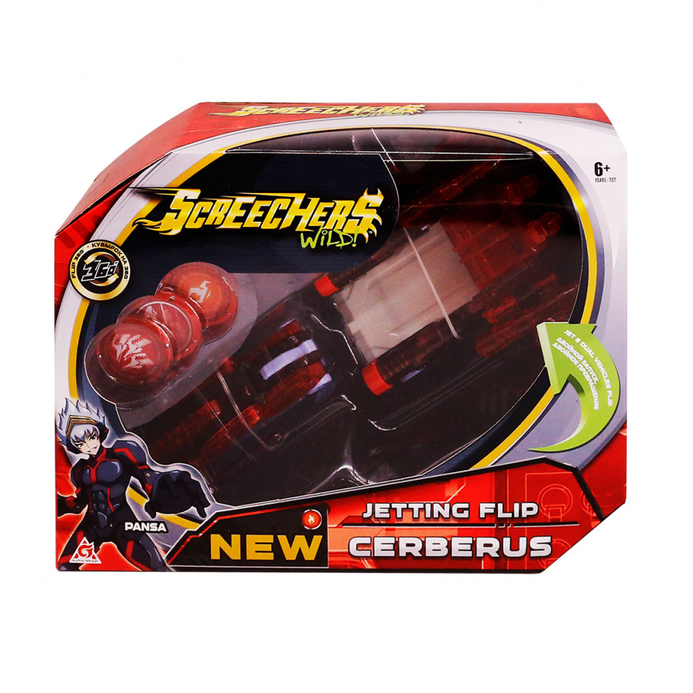 Машинка-трансформер скричерс, SCREECHERS WILD! S2 L2 - ЦЕРБЕР Screechers Wild! EU684302