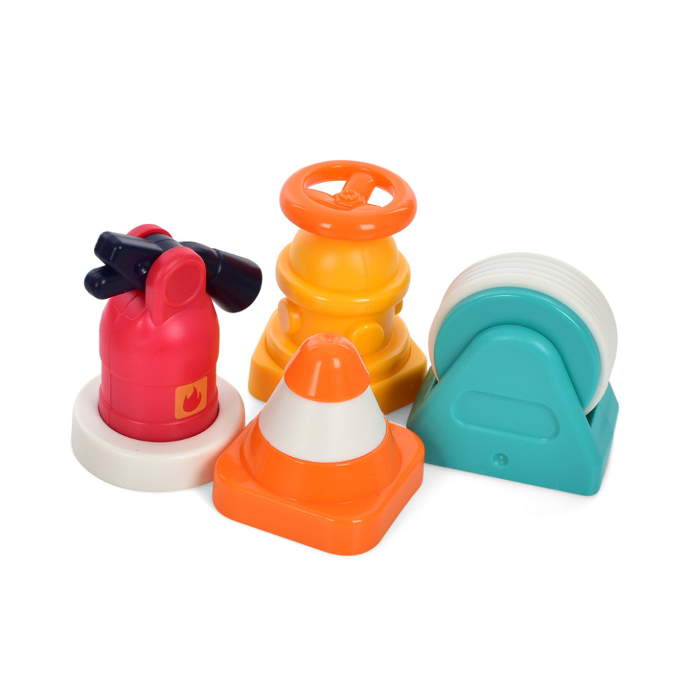 Детская Пожарная машинка Hola Toys E9998-HL со светом и звуком
