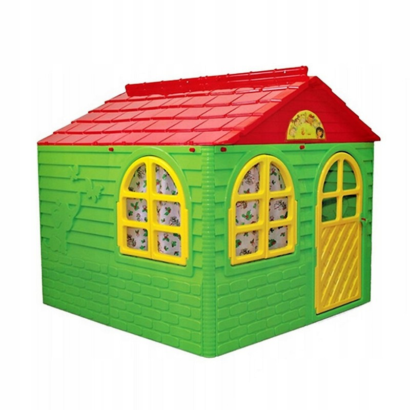 Дитячий ігровий Будиночок з шторками DOLONI TOYS 02550/3 пластик, 129х32х87 см