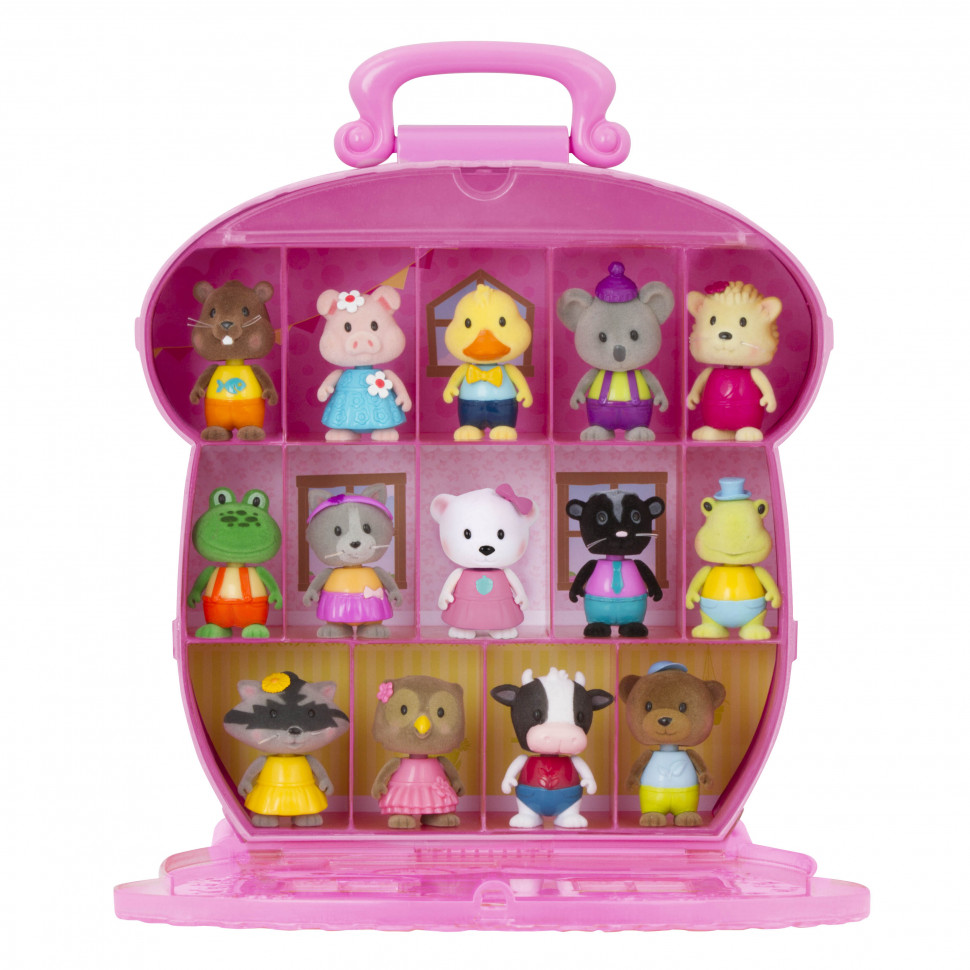 Игрушка Li`l Woodzeez Кейс для фигурок розовый 63601Z