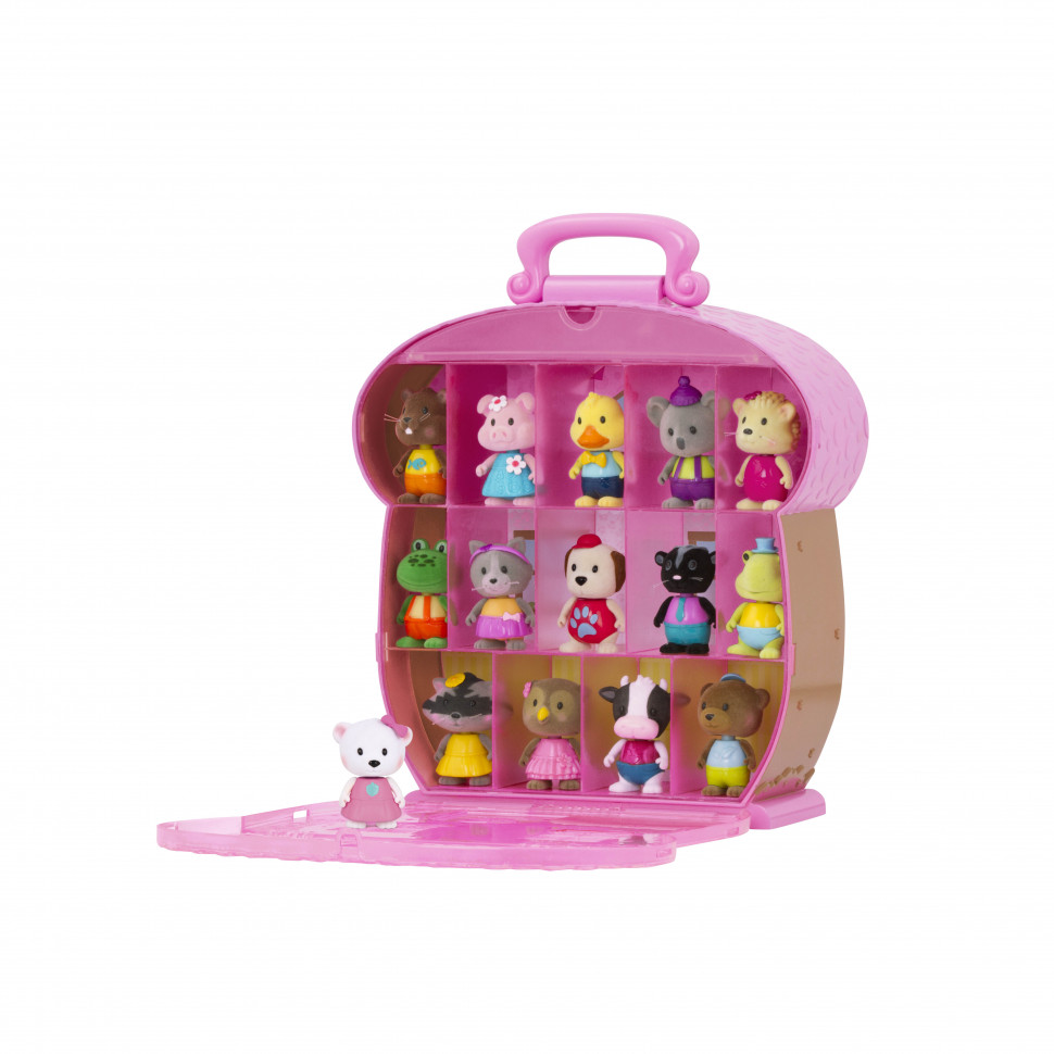 Игрушка Li`l Woodzeez Кейс для фигурок розовый 63601Z