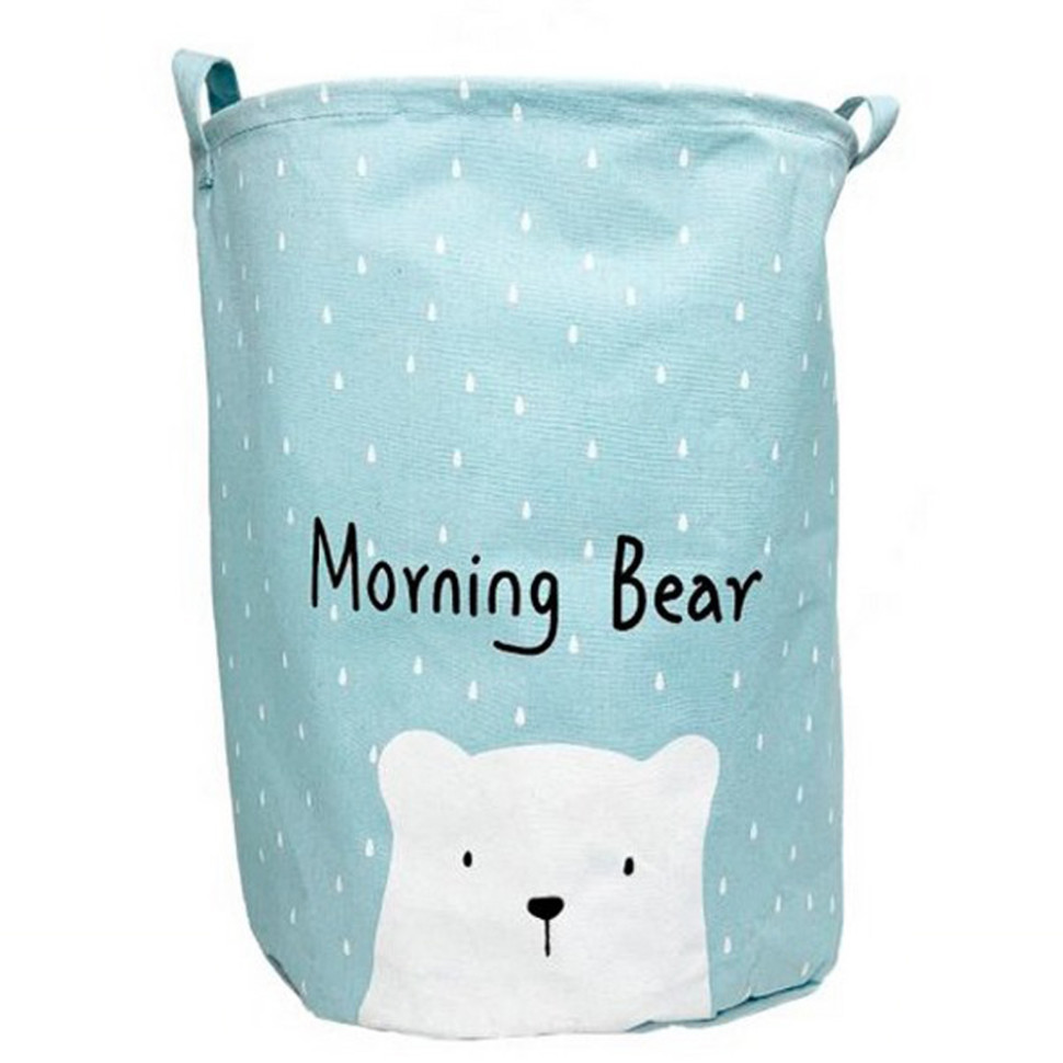 Кошик для іграшок і білизни «Morning bear» Mega Zayka MGZ-1004(Blue)