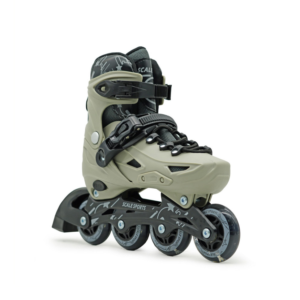 Детские раздвижные ролики LF 605 Scale Sports 744415397 Gray, размер 39-42