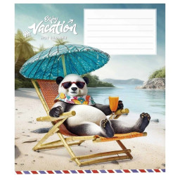 Тетрадь ученическая "Cool vacation" Школярик 018-3318L-2 в линию, 18 листов