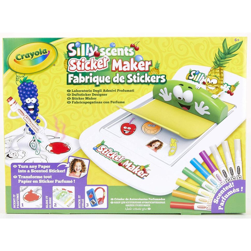 Набор для создания ароматных стикеров Silly Scents Crayola 74-7261 в комплекте с фломастерами