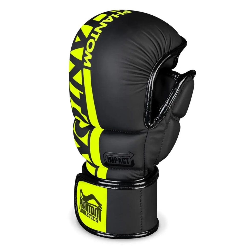 Перчатки для ММА APEX Sparring Phantom PHMMAG2301-LXL NEON L/XL (капа в подарок)