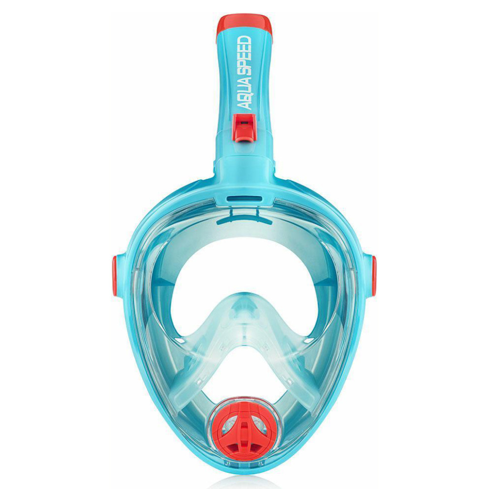Повнолицьова маска дитячі SPECTRA 2.0 Aqua Speed 248-02(7083) бірюзовий, червоний, L