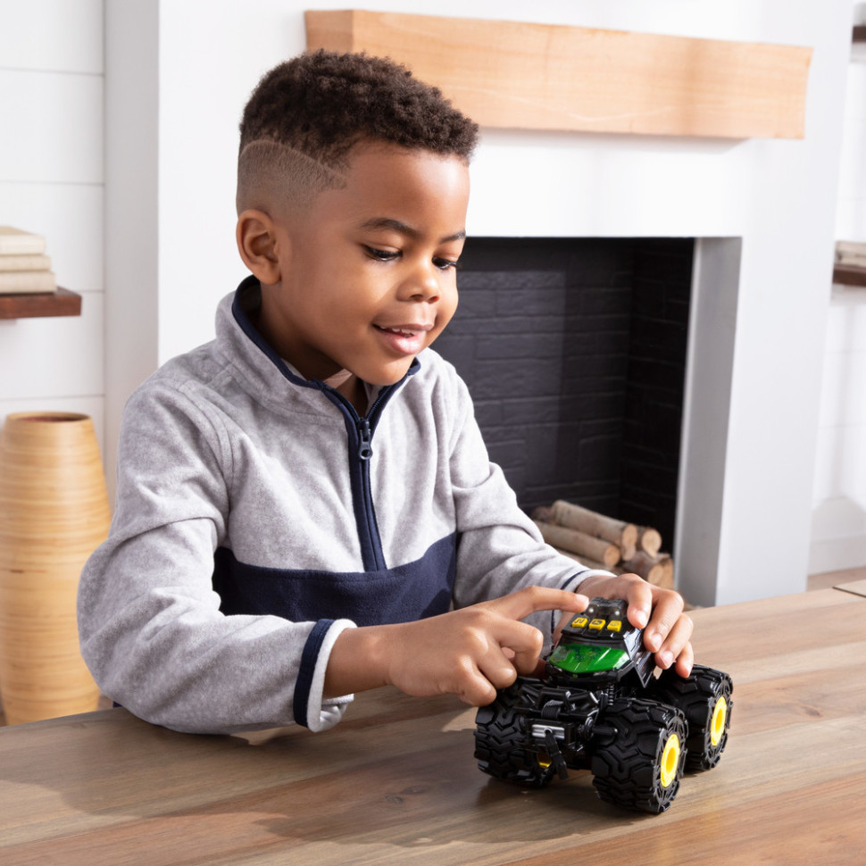 Іграшковий трактор John Deere Kids 37929 Monster Treads з великими колесами 