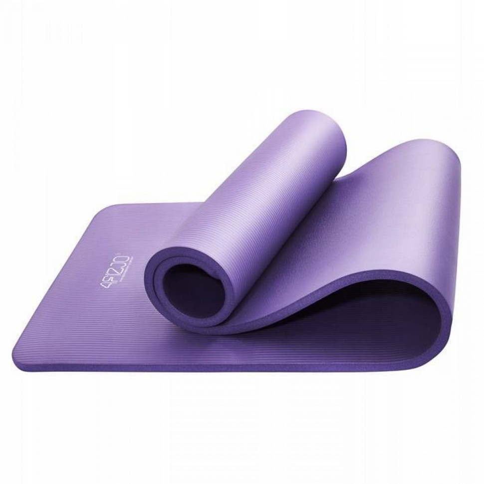 Коврик для йоги и фитнеса 4FIZJO 4FJ0016 NBR 180 x 60 x 1 см, Violet