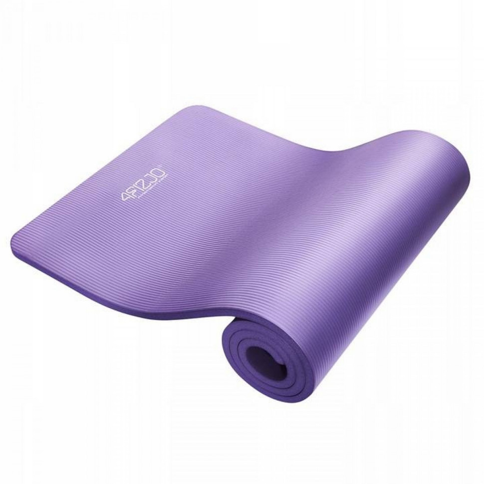 Коврик для йоги и фитнеса 4FIZJO 4FJ0016 NBR 180 x 60 x 1 см, Violet