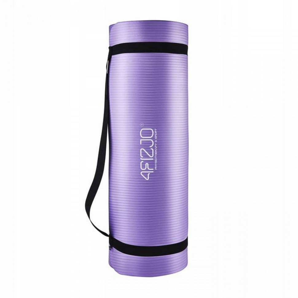 Коврик для йоги и фитнеса 4FIZJO 4FJ0016 NBR 180 x 60 x 1 см, Violet