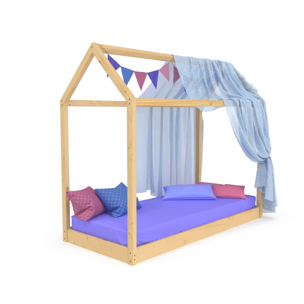 Ліжко-будиночок SportBaby лаковий 80х190 см