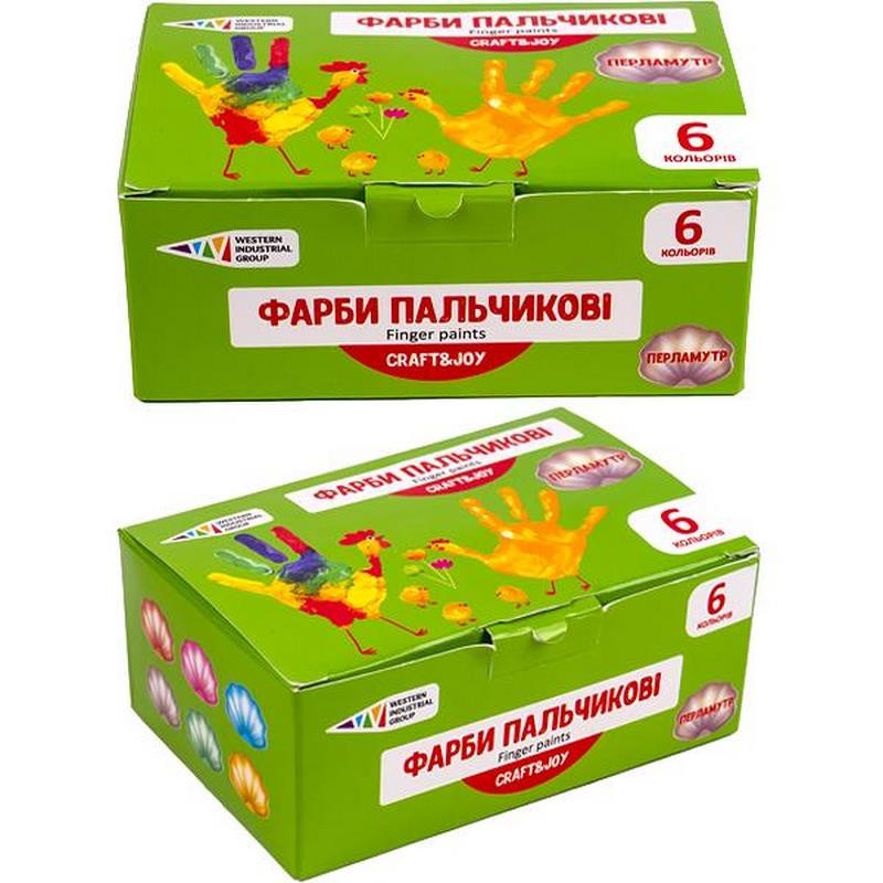 Дитячі пальчикові фарби