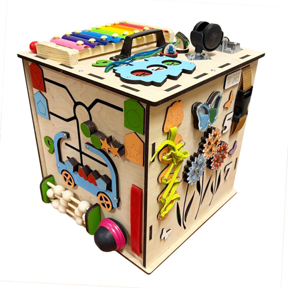 Развивающая игрушка Бизикуб Temple Group TG145644730, 30х30 см