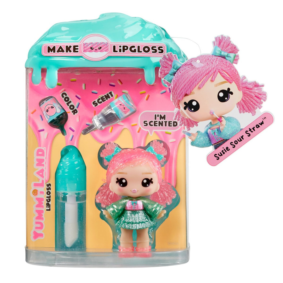 Игровой набор с куклой и блеском для губ Сьюзи Сауэр Строу Yummiland 525479