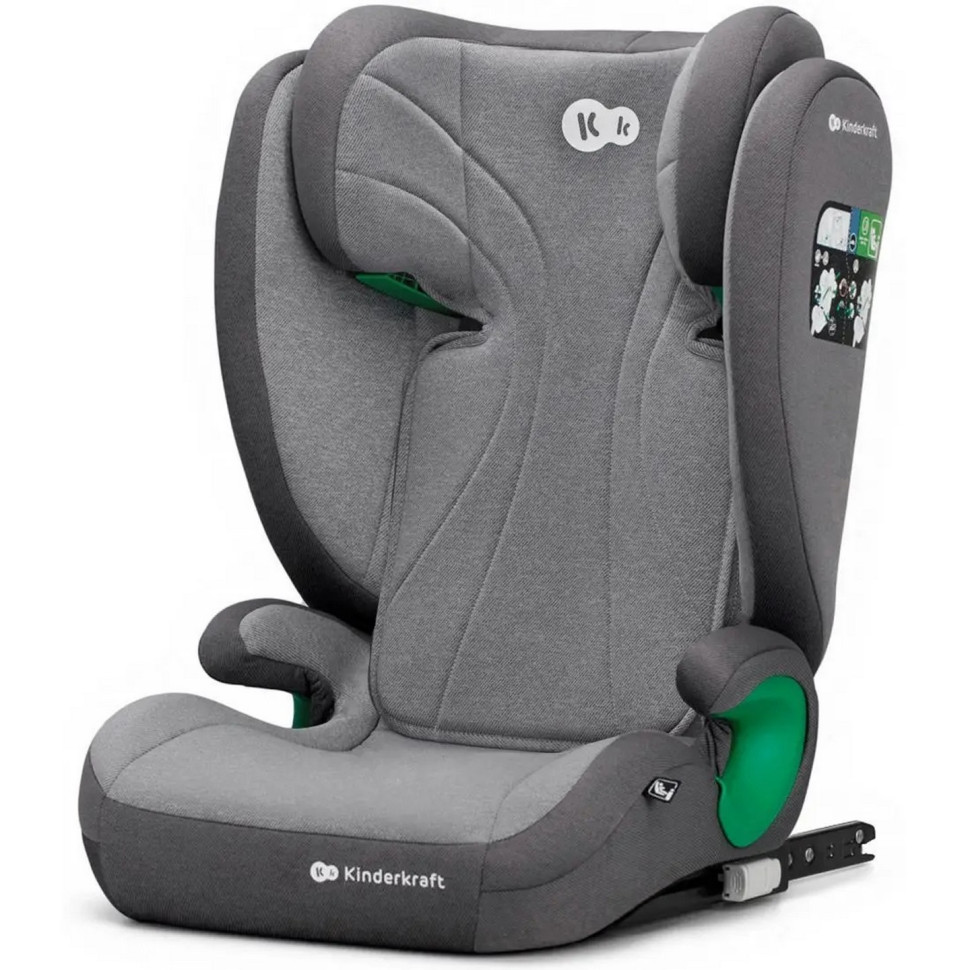 Детское автокресло Junior Fix 2 i-Size Kinderkraft KCJUFI20GRY0000 Rocket Grey