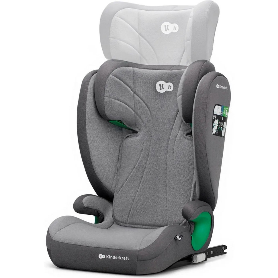 Детское автокресло Junior Fix 2 i-Size Kinderkraft KCJUFI20GRY0000 Rocket Grey