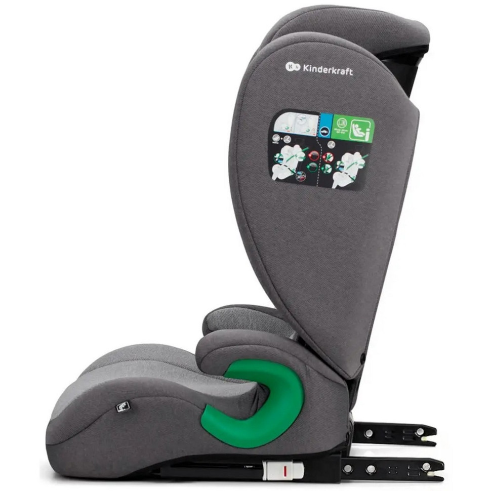 Детское автокресло Junior Fix 2 i-Size Kinderkraft KCJUFI20GRY0000 Rocket Grey
