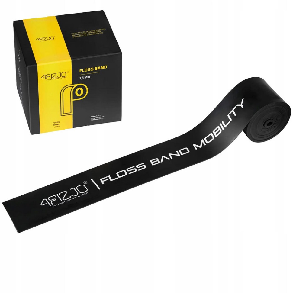 Лента компрессионная для флосинга Floss Band 4FIZJO 4FJ0520, 207 x 5 x 0.15 см 