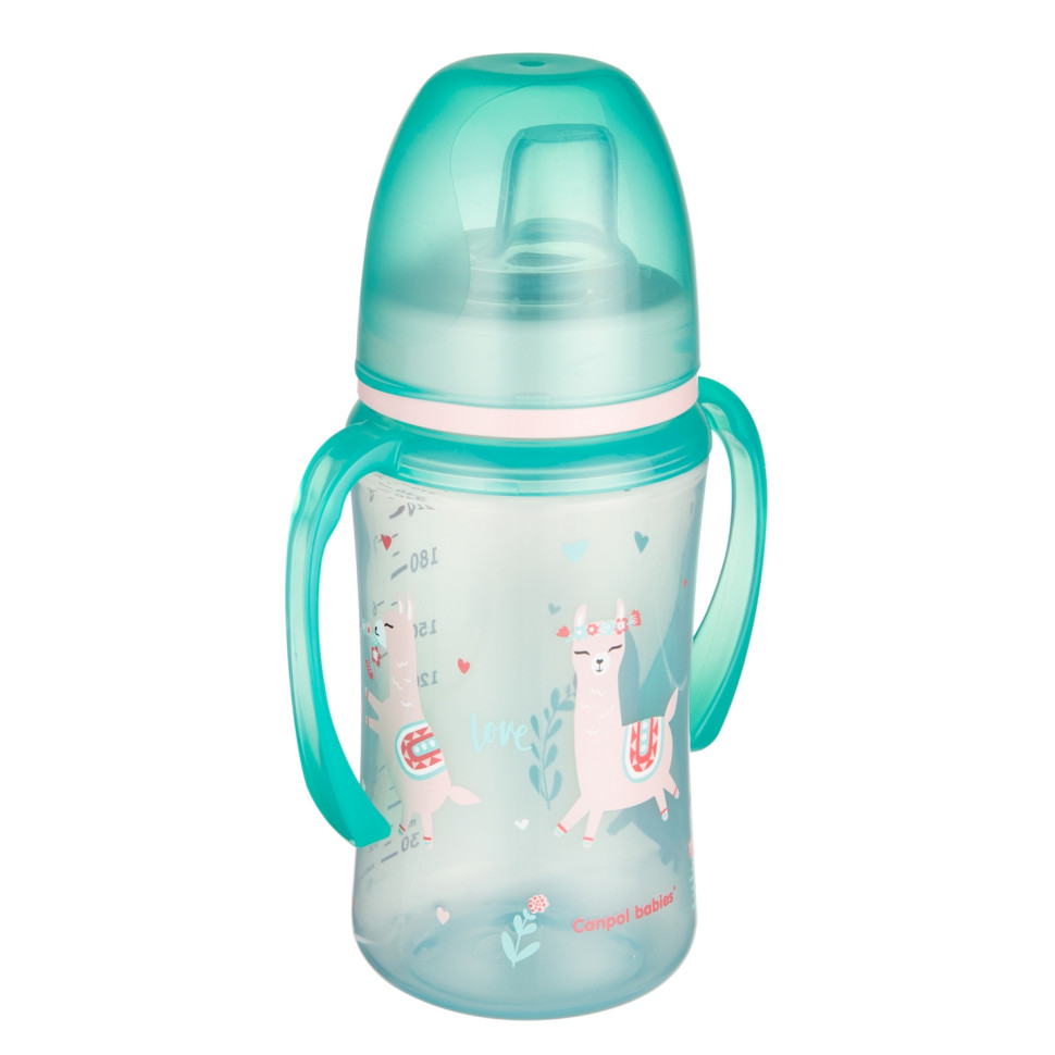 Дитяча кружка тренувальна Sweet fun Canpol babies 35/208_gre 240 мл