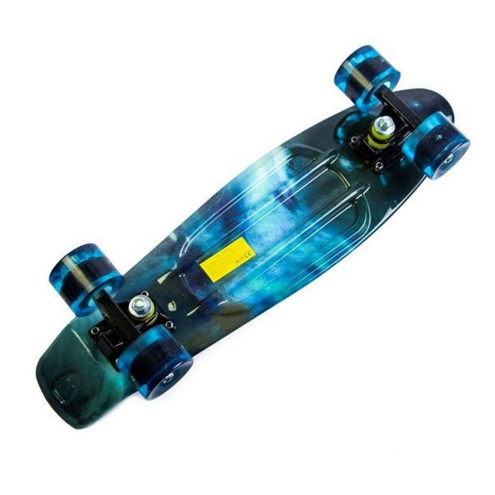 Скейт Penny Board «Galaxy» Bambi 727307608 колеса зі світлом 75 кг