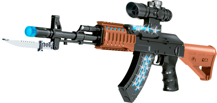 Автомат зі світловим і звуковим ефектом AK47 ZIPP Toys 827