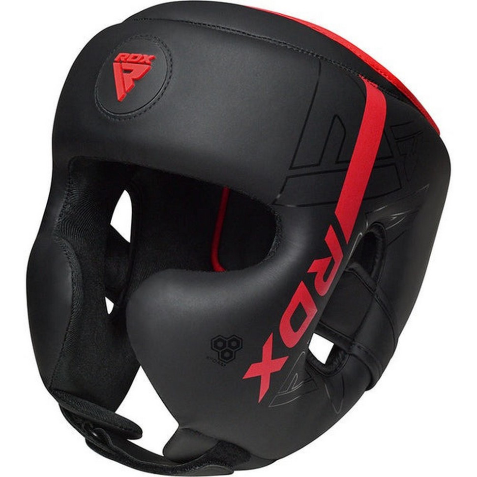 Боксерский шлем F6 KARA Matte RDX Inc Limited HGR-F6MR-M, Red, M (капа в комплекте)