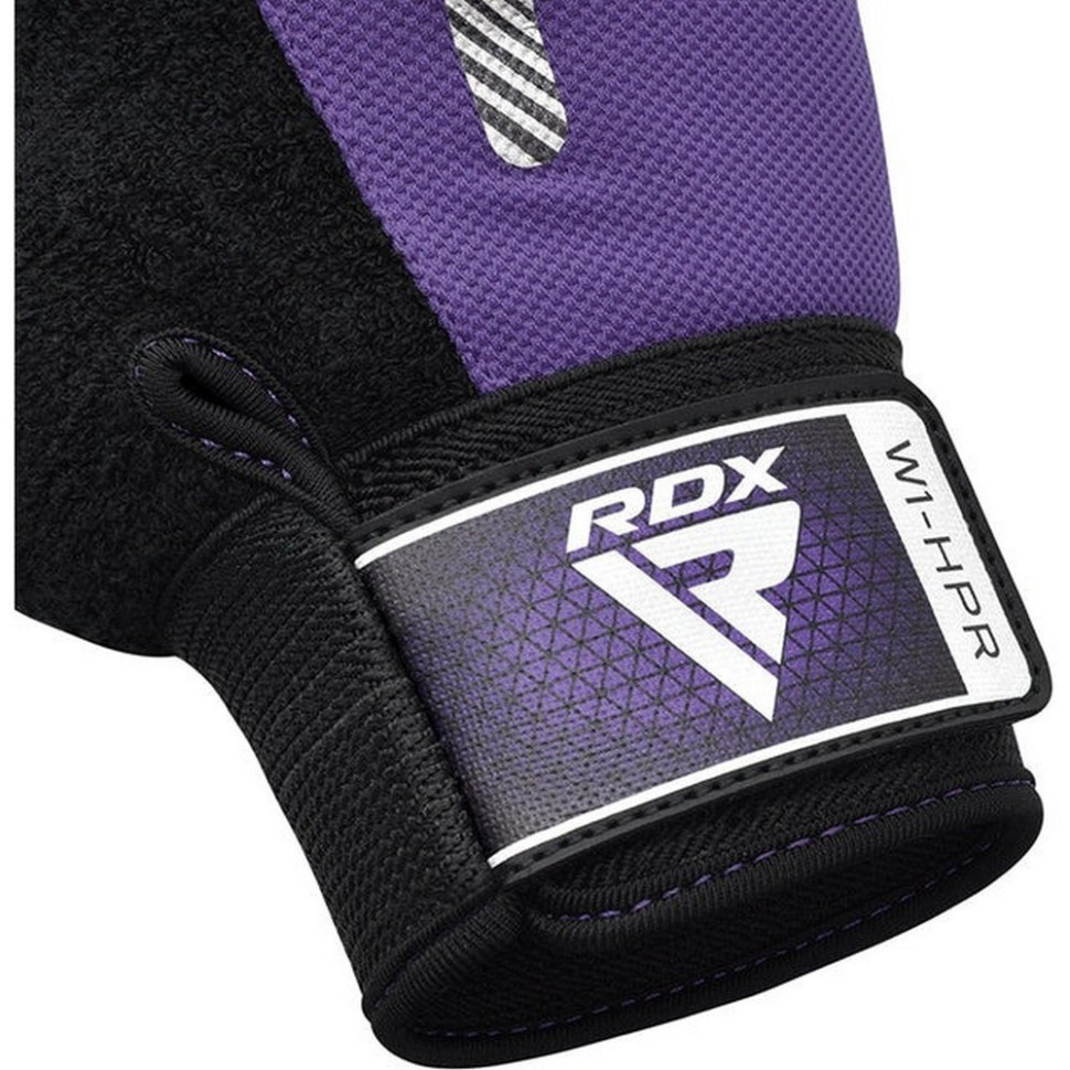 Рукавички для фітнесу W1 Half RDX Inc Limited WGA-W1HPR-S Purple, S