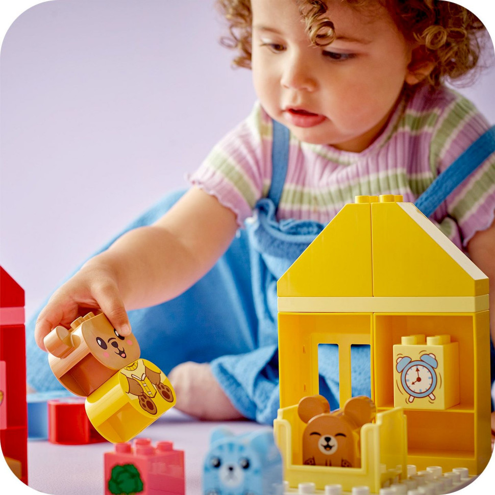 Конструктор Мої перші повсякденні процедури час вечері та сну LEGO DUPLO 10414, 28 деталей